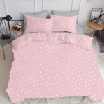 Family adult bedding set STARFALL ROSE GREY - image-1